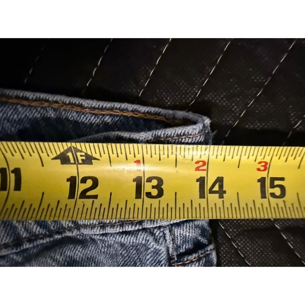 Levi's 502 Taper Fit Jeans Mens 28x32 Light Wash Blue Red Tab Denim Pants